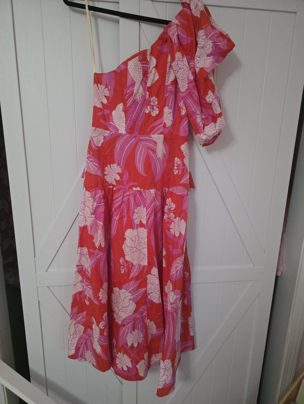 Farm Rio One Shoulder Maxidress Dress - Picture 8 of 9